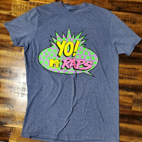 Yo! MTV Raps Vintage Design Tshirt - Medium